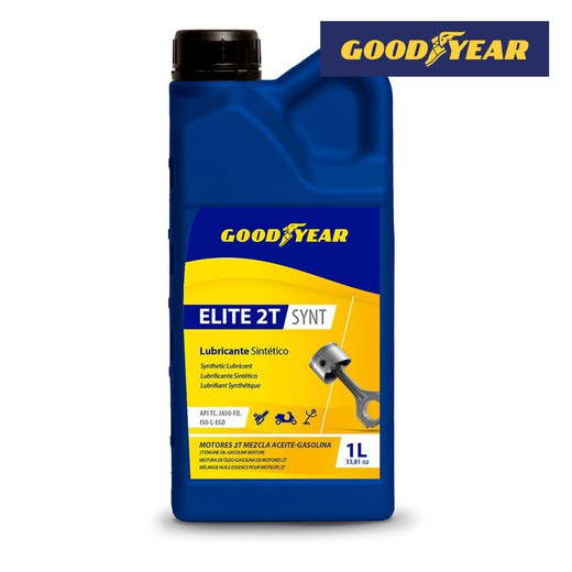 Aceite 1l sintetico elite motobiket 2t goodyear