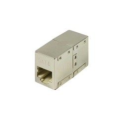 Adaptador cat 6 rj45 para unir dois cabos rj45 empacotados