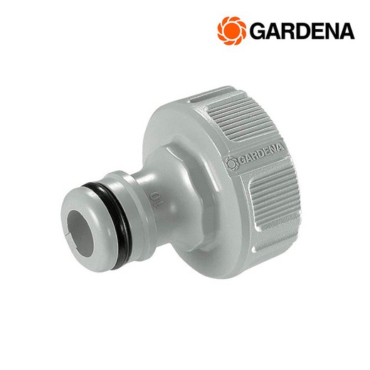 Adaptateur Mâle Pour Robinet 16,7mm Avec Filetage Femelle 21mm 1/2" (Blister) Gardena