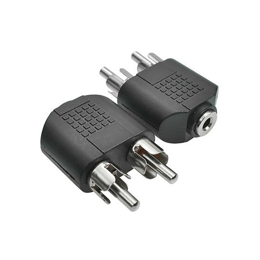 Adaptador rca macho-3.5 st hembra