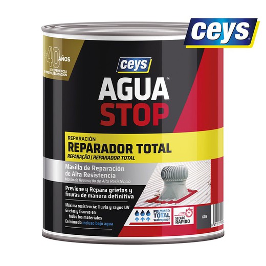 Agua stop reparador total gris 1kg 902850