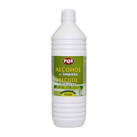 Álcool com garrafa de limão 1 l. Pqs