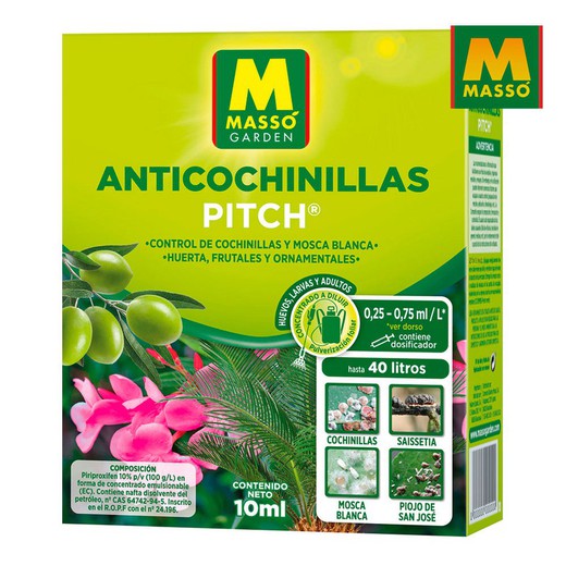 10 ml anticochineal. X 12 unidades de massa