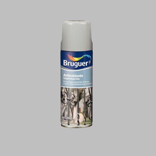 Primaire antioxydant spray gris 0,4l bruguer