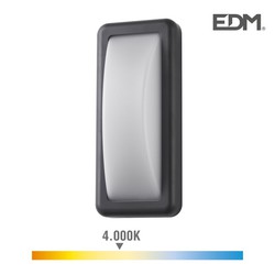 Appliquer led 6w 450 lumens 4.000k lumière jour ip65 rectangulaire edm