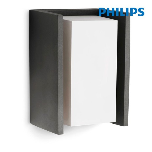 Aplique pared e27 15w 970lm bridge philips