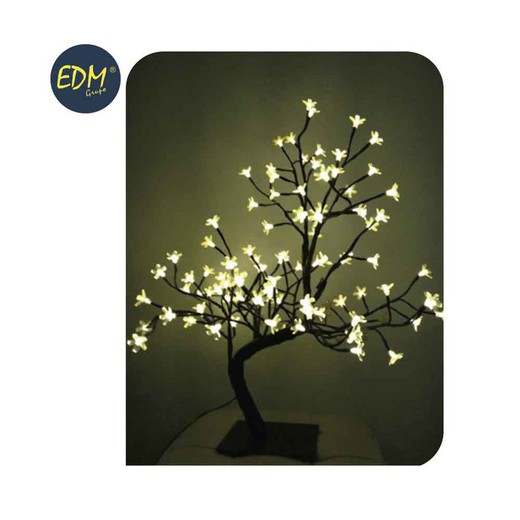 Arbre sakura 3d 60cm 120 leds blanc chaud (intérieur) edm