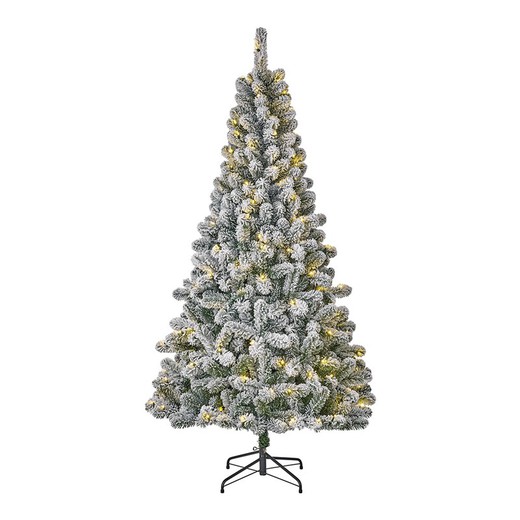 Sapin de Noël 120leds effet neige 398 branches 185cm