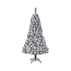 Arbol de navidad efecto escarcha con 266 ramas 155x86cm