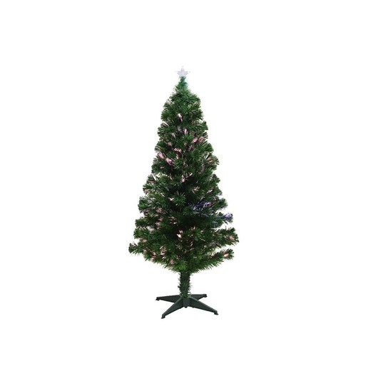 Arbol de navidad fibra optica 120cm 20leds