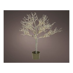 Arbol led modelo rustico con maceta ip44 100cm