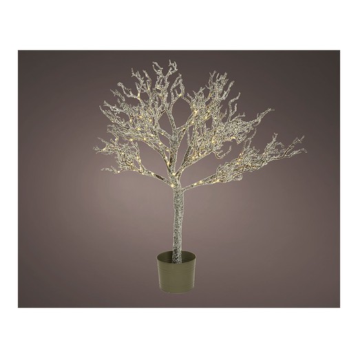 Arbol led modelo rustico con maceta ip44 100cm