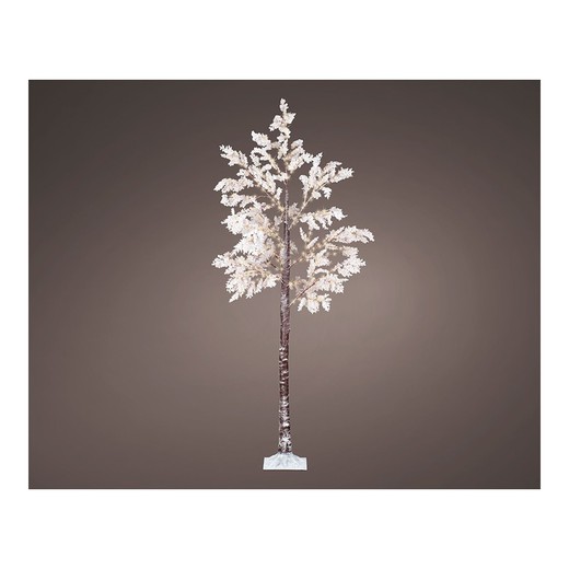 Arbol micro led flores blancas ip44 210cm