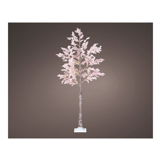 Arbol micro led flores rosas ip44 210cm