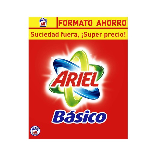 Ariel pó básico 60 doses