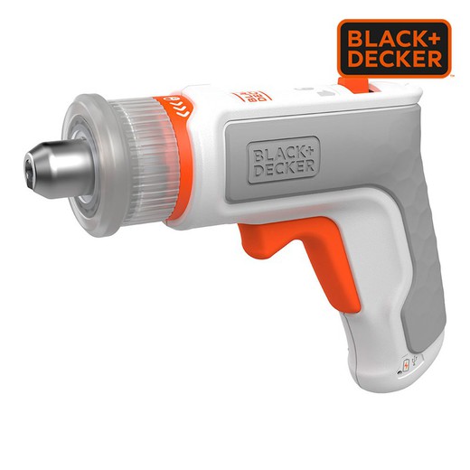 Chave de fenda para montagem em móveis Chave hexagonal 3,6v Bcrta01-Xj Black + Decker