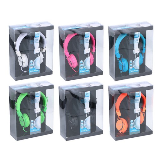 Auriculares de casco neon