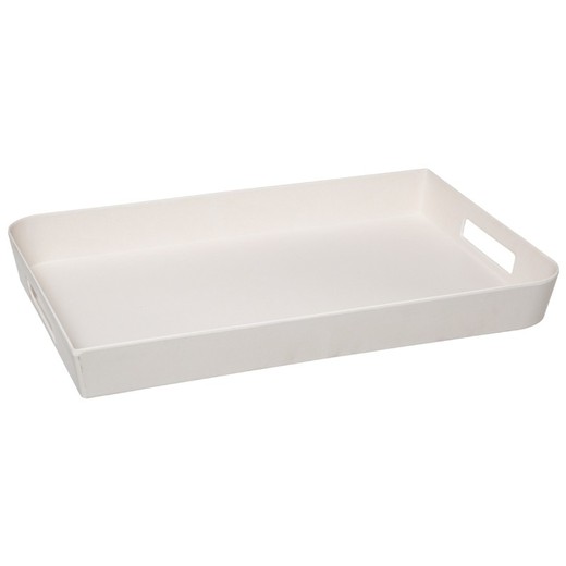 Bandeja melamina 35x25cm blanca col.'BLANC Kitchen'