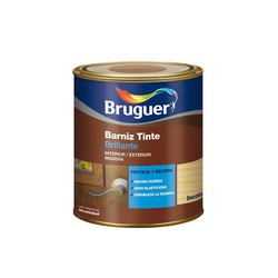 Barniz tinte brillante (princesa) incoloro 4l bruguer