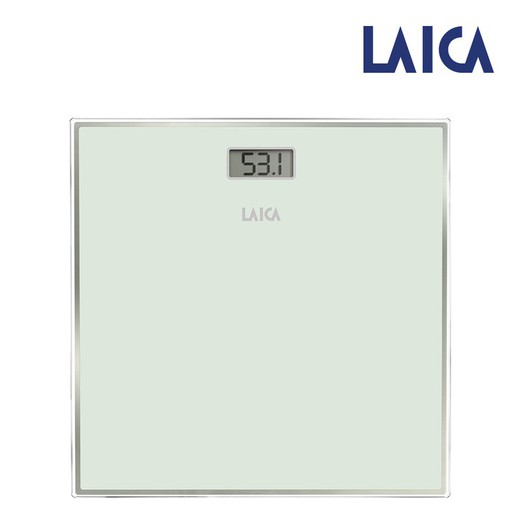 Bascula electronica para baño color blanca máx.150kg laica