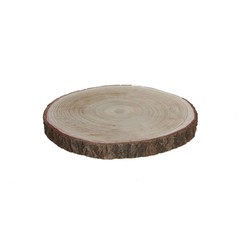 Base decorativa tronco de madera altura 3cm