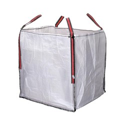 Big bag gravats 90x90x90cm blanc pouvant contenir jusqu'à 1000kg