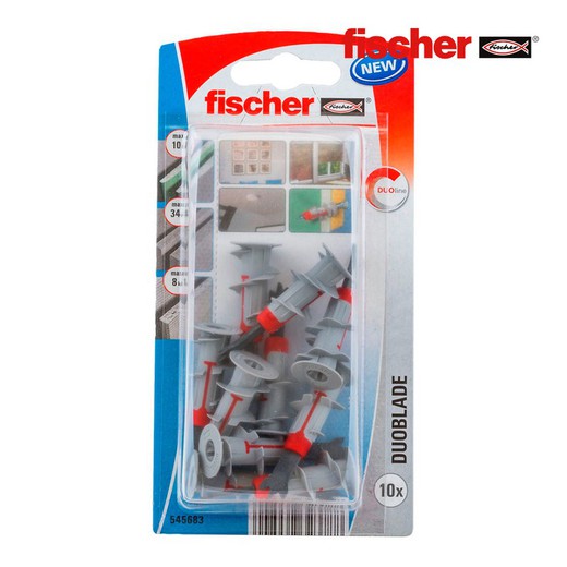 Blister 10 uni duoblade k  545683 fischer