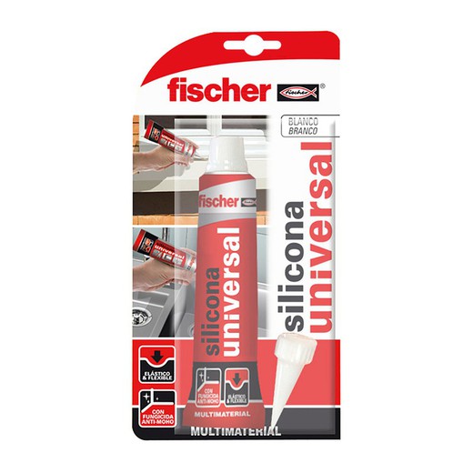 Blister silicone universel transparent fischer 50ml
