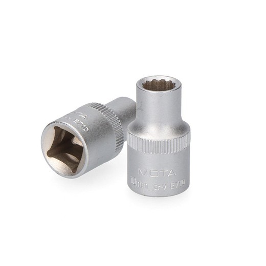 Bocallave cr. V enc. 1/2" (12pt) de 10mm e710