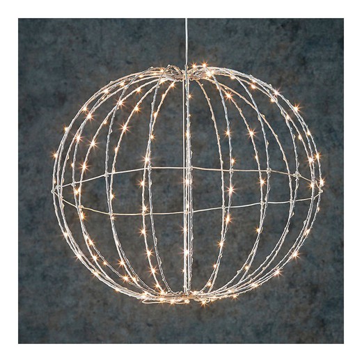 Bola decorativa com 300leds integrado ip44 40cm