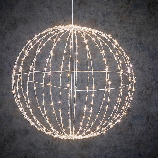 bola decorativa com 400leds embutido ip44 50cm