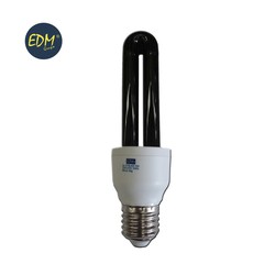 Ampoule basse consommation lumière noire e27 15w (ultraviolet) edm