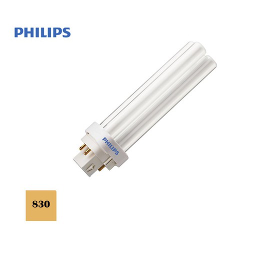 Lynx 1800 lumens ampoule basse consommation d-26w pld-4 broches 830k lumière chaude philips