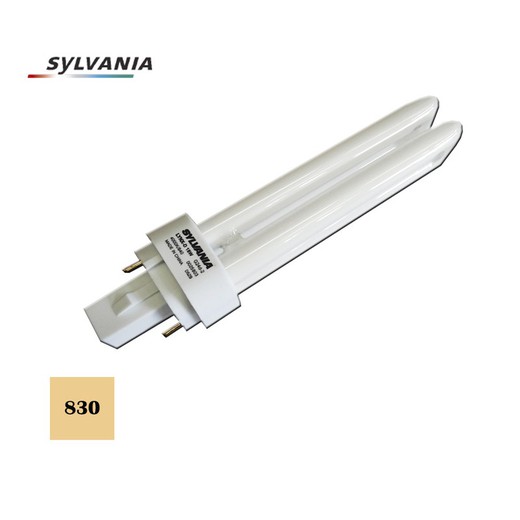 Ampoule basse consommation lynx d-18w 830k lumière chaude sylvanie