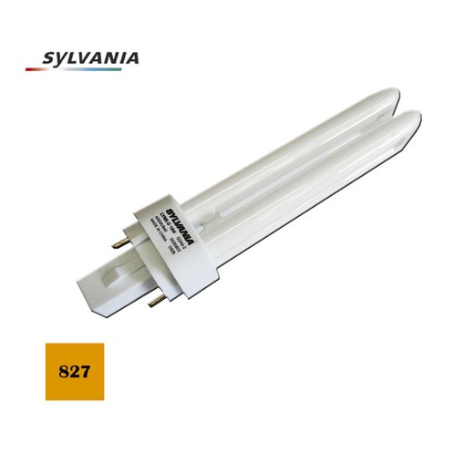 Bulbo de baixo consumo lince d-26w 827k luz quente sylvania