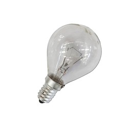 Lâmpada esférica transparente de 60 w e14 (apenas para uso industrial)