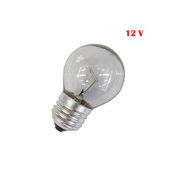 Ampoule sphérique e27 25w clair 12v