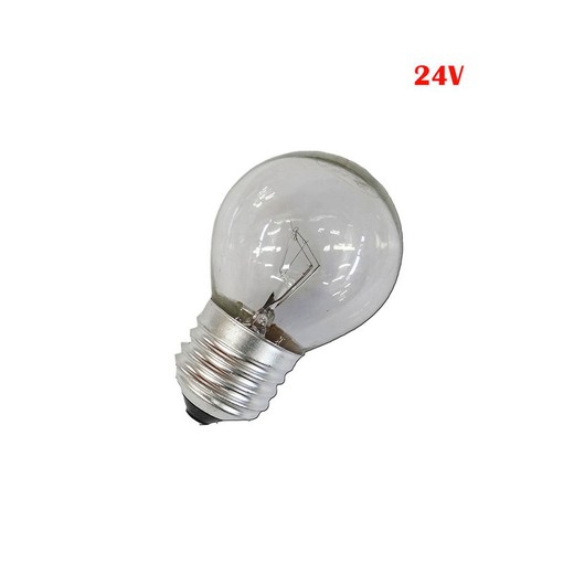 Ampoule sphérique e27 60w clair 24v