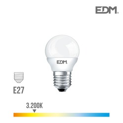 Bombilla LED mini globo - DUOLEC - E27 luz fría 7w