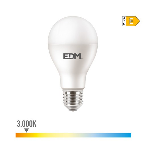 Bombilla estandar led e27 15w 1900 lm 3000k luz calida ø6,8x12,8cm edm