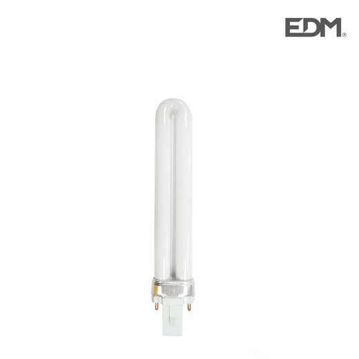 Lâmpada fluorescente pl 9w luz actínica 16,5cm (peça sobressalente para 06032) edm