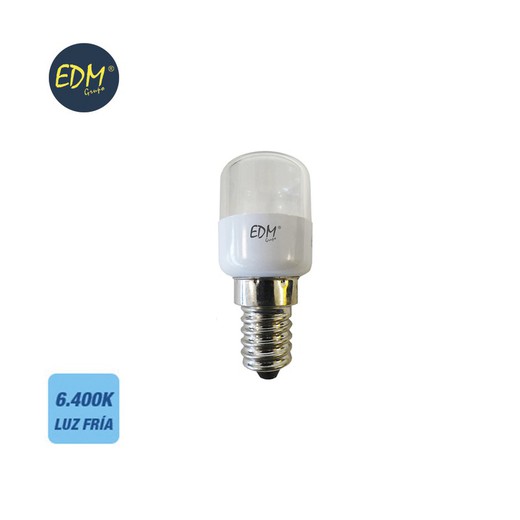 Bombilla frigorifico led e14 0,5w 55 lm 6400k luz fria edm