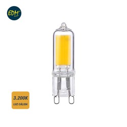 Lâmpada led clara clássica G9 2w 220 lm 3200k luz quente edm