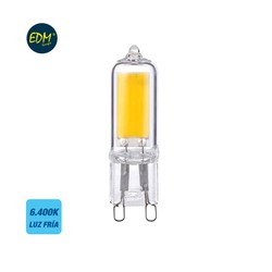 Lâmpada led clara clássica G9 2w 220 lm 6400k luz fria edm