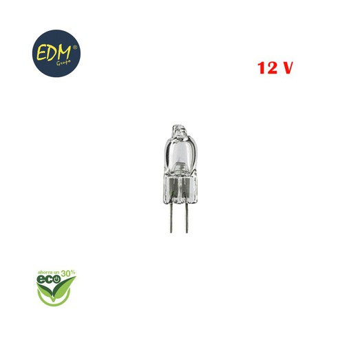 Ampoule halogène bi-pin "energy saver" 12v 14w g4 (equ. 30w) edm