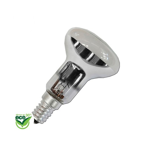 ampoule halogène à réflecteur r50 "energy saver" e14 42w (equ. 60w)