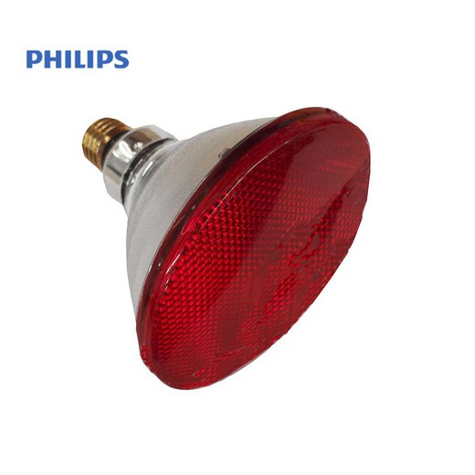 Ampoule paire infrarouge - 100w - e27 - rouge (thérapeutique) - philips