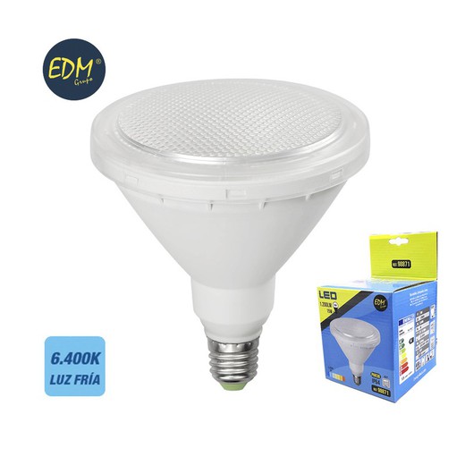 Ampoule led Par38 e27 15w 1200 lm 6400k lumière froide ip64 edm