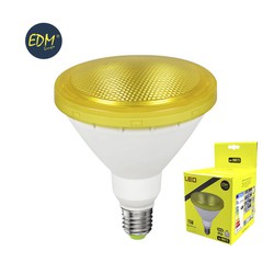 Bombilla par38 led e27 15w 1200 lm luz amarilla ip64 edm