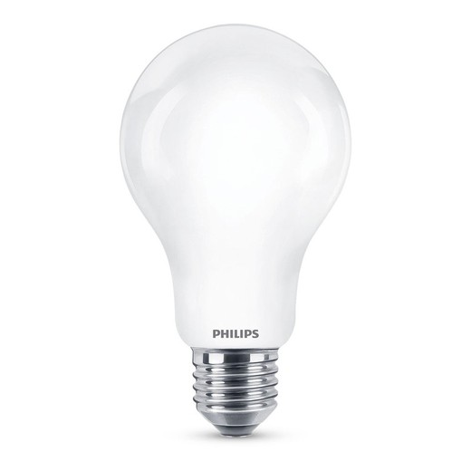 Bombilla standard led e27 17,5w 2452lm 2700k luz calida ø7,5x12,1cm. Philips